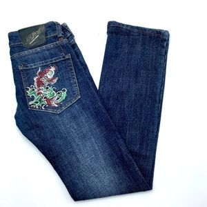 Ed Hardy Jeans - Ed Hardy Skinny Jeans, Size 27”, EUC Ed Hardy Jeans - Ed Hardy Skinny Jeans, Size 27”, EUC